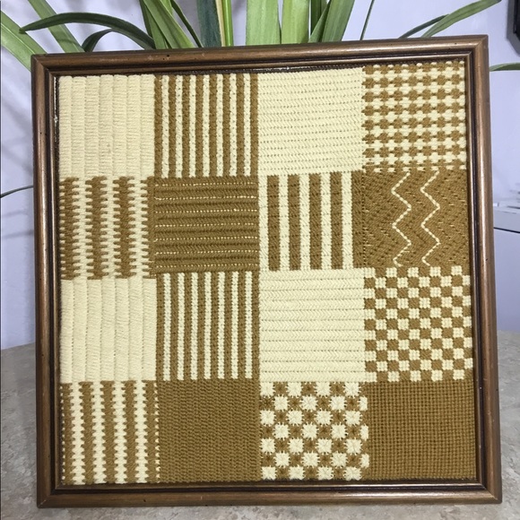 VTG Patchwork Needlepoint - Picture 2 of 8